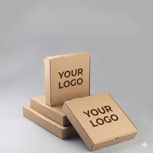 Cajas de Pizza de Papel Corrugado Biodegradable, Impresión Digital Flexográfica, Empaquetado Personalizado, Suministro al por Mayor para Exportación OEM - Product Image 5