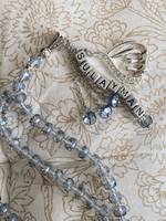 33 perles de prière musulmanes en verre pour l'Aïd al-Adha, le festival du Hajj, le Ramadan, EID Mubarak, bracelet de prière Tasbeeh
