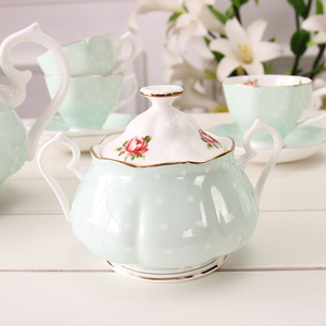 Artistic Botanical <b>Tea</b> <b>Set</b> With Premium Ceramic Craftsmanship Elegant <b>Tea</b> Cups Stylish Teapot Decorative Serving Tray - Product Image 5