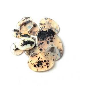 Cabochons d'agate Scénique, pierres précieuses en vrac, 10 pièces, formes et tailles variées, pierre naturelle pour la fabrication de bijoux, grossiste, revendeur, détaillant - Product Image 2