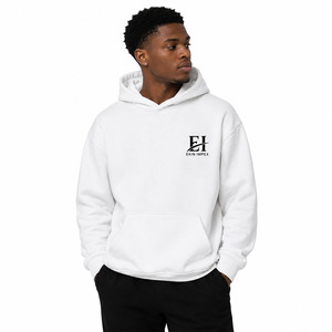 Sweat-shirt à capuche unisexe personnalisé avec logo, impression sérigraphique, poche kangourou - Product Image 3