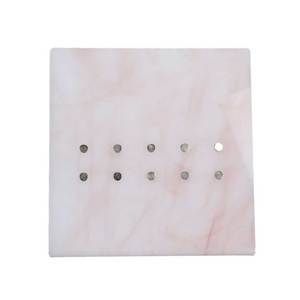 Support minimaliste en acrylique et plastique pour pinces à épiler, avec base lourde pour une stabilité accrue et organisateur d'outils d'extension de cils - Product Image 1