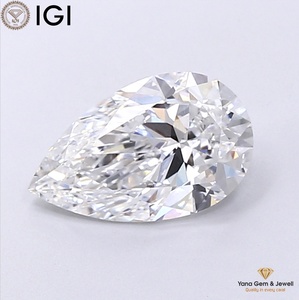 Diamante Cultivado en Laboratorio con Certificación IGI, Corte Pera, Color D, Claridad VVS1, 3.00 Quilates, para Colgante Forever Spark - Product Image 1