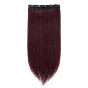 Cabello Humano 100% Remy en Trama, Liso, Rojizo, con Textura de Onda Natural - Product Image 2