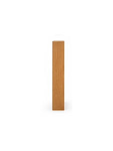 Librería Japonesa Moderna de Madera con 6 Compartimentos Arqueados, Diseño Minimalista Independiente para Sala de Estar, Oficina en Casa, Almacenamiento - Product Image 5