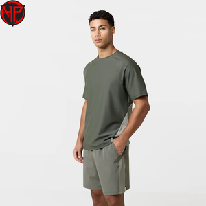 Plus Size Lightweight Breathable Casual Shirt Shorts <b>Sets</b> Mens Custom Tracksuit Men's t Shirt and Short <b>Set</b> - Product Image 4