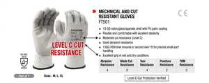 Guantes Frontier con revestimiento de poliuretano en la palma y forro HSN gris para aplicaciones aeroespaciales - Product Image 2