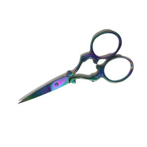 Tijeras Premium Personalizadas para Manicura y Cutículas, con Diseño de Arcoíris, Mango de Acero Inoxidable Industrial, para Bordado - Product Image 5