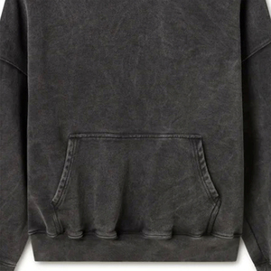 OEM Manufacturer screen printing And Acid Wash Hoodie Heavyweight Oversized Thermal Boxy Fit Cotton Blended Hoodies for <b>Men</b> - Product Image 6