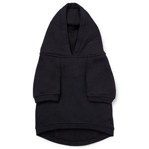 Black <b>Hoodie</b> Pet <b>Dog</b> Clothing Four Seasons Sporty Style - Product Image 3