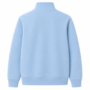 Sudadera de Forro Polar Personalizada para Hombre con Cierre Completo, Cuello Alto y Bolsillo Tipo Canguro, Chaqueta Casual - Product Image 6