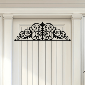 CIFbuy Vintage Floral Iron Door Hanger Reversible Seasonal <b>Wall</b> <b>Decor</b> for Living Room Bedroom Kitchen Bathroom - Product Image 4