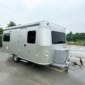Caravane moderne d'occasion haut de gamme avec design imperméable et suspension indépendante, prête pour les voyages d'aventure - Product Image 1