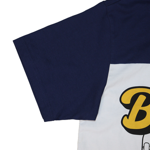 เสื้อยืดโอเวอร์ไซส์ผู้ชายสไตล์วินเทจสตรีทแวร์ คอโอ แขนสั้น ผ้าคอตตอน 100% สองสี น้ำหนัก 220 กรัม - Product Image 3