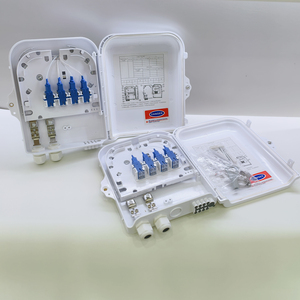 Caja de Distribución de Fibra Óptica FTTH de 8 Puertos, Montaje en Pared, Material ABS Impermeable IP65, Más Vendida - Product Image 1