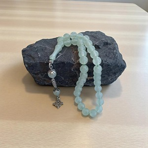Misbaha en résine marbrée, Tasbih en résine tourbillonnée, Perles de prière en résine ondulée, Misbaha en résine éclatante, Tasbeeh en résine brillante, Poli - Product Image 4
