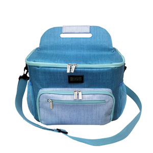 Portable Custom Outdoor Travel Picnic Eco-friendly Striped Thermal Insulated Lunch Cooler Bag Large Capacity Waterproof - Product Image 1