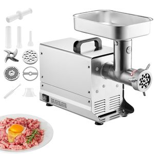 Tritacarne Elettrico Commerciale in Acciaio Inossidabile, Capacità 7 Libbre/Min, Lama e Piastra di Macinazione per Salsicciere, Motore da 10L - Product Image 1
