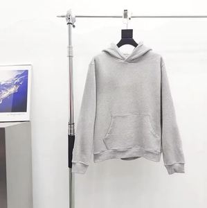 Sudadera con Capucha Extra Grande para Mujer, Color Sólido, Hombros Caídos, Forro Polar, Corte Corto con Bolsillos, Ropa de Otoño - Product Image 5