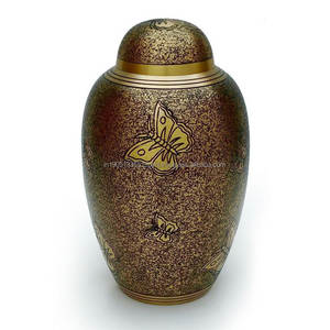 Urnes funéraires en laiton de style américain de haute qualité pour cendres humaines et animales, gravées et peintes sur marbre, fournisseur d'urnes funéraires pour adultes - Product Image 6