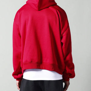 Oversized Winter Hoodie Plain Style Fleece Pocket Streetwear for <b>Men</b> Women High Quality Streetwear Fleece - Product Image 2