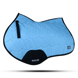 Tapis de selle de dressage matelassé rose avec bandages et couvre-cou assortis pour l'entraînement équestre - Product Image 2