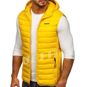 Chaqueta sin mangas Lisa personalizada para hombre, informal, con cremallera, precio barato, último estilo, para invierno - Product Image 5