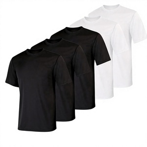 <b>Mens</b> Casual <b>T</b>-<b>Shirts</b> 100% Polyester Custom Heat-Transfer Printing Blank <b>T</b>-<b>Shirts</b> Gym Sport Run Slim Fit Short Sleeve - Product Image 2