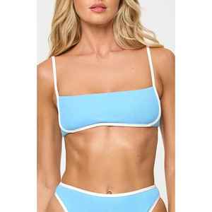 New Custom Women's 2 Piece <b>Bikini</b> <b>Set</b> <b>Push</b> <b>Up</b> Bra Front Logo Red Swimwear Breathable Quick Dry Eco Friendly Women <b>Bikini</b> <b>Set</b> - Product Image 6