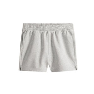 Pantalones cortos informales para mujer, cintura alta, elásticos, estilo mini, ropa de moda de verano en blanco y negro, Material elástico suave - Product Image 1