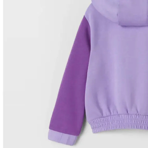 Sweat-shirts à capuche zippés en molleton 100 % coton pour bébés garçons, couleur unie, manches longues, vente en gros - Product Image 5
