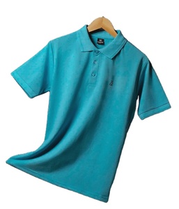 Polos de marca personalizada con logotipo 100% algodón de primera calidad 220 GSM multicolor para hombre de Bangladesh, venta al por mayor - Product Image 6