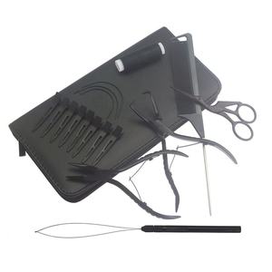 Kit de herramientas para extensiones de cabello con clips, peine, tijeras y removedor. Equipo duradero para extensiones de cabello para uso en salón. - Product Image 1