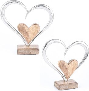 Nueva Decoración Navideña Rústica de Aluminio y Madera para Estantes y Exhibiciones Festivas - Product Image 3