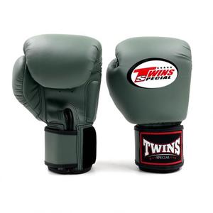 ถุงมือชกมวยไทยฝาแฝดทำจากหนังวัวฟอกฝาดตามสั่ง - Product Image 1