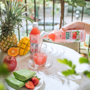 Bebida de Aloe Vera Nawon con Pulpa 500ml, Jugo de Frutas y Verduras, Fabricante Vietnamita, Suministro OEM de Marca Privada, Directo de Fábrica - Product Image 4
