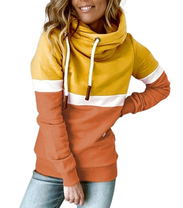 Sweat à capuche uni pour femmes grandes tailles, 100% coton tricoté 320 g/m², respirant, anti-boulochage, logo imprimé personnalisé, broderie OEM - Product Image 5