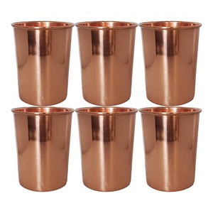 Custom Logo Copper Water Glass <b>Personalized</b> Copper Water Glass Lacquered Finish Copper Water Glass Wholesale Copper Water Glass - Product Image 4