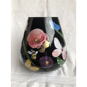 Jarrón Decorativo de Metal Pintado a Mano con Diseño Floral, Estilo Vintage, Grande, para Decoración del Hogar, Centro de Mesa para Sala de Estar - Product Image 5