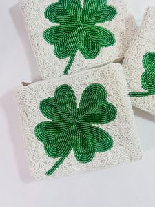 กระเป๋าใส่เหรียญปักลูกปัดทำมือ พรีเมียม TIMELESS CRAFT พร้อมซับในผ้านุ่ม ดีไซน์เก๋สำหรับผู้หญิง สาวๆ ใช้ในงานแต่งงาน - Product Image 5