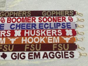 Kansas City Beaded Purse Strap KC Current KC Baby Game Day Accessory Handmade Adjustable Stadium <b>Bag</b> Strap <b>Camera</b> Strap - Product Image 2