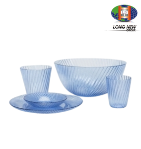 Juego de Vajilla Reutilizable LONGNEW de PET con Platos, Tazones, Tazas y Cucharas para Uso Doméstico y en Restaurantes, Taiwán - Product Image 2