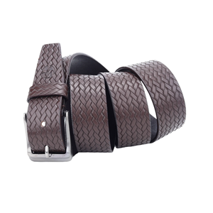 Ceinture en cuir véritable pour homme, ceinture classique à boucle à ardillon, ceinture de mode pour affaires, ceinture durable avec boucle en alliage - Product Image 1