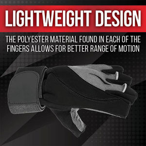 Guantes de Fitness Unisex al por Mayor, Guantes de Piel Acolchados para Fisicoculturismo, Gimnasio, Levantamiento de Pesas, Protección de Palmas, Guantes de Halterofilia - Product Image 6