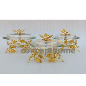 Casseroles uniques de 24 cm de diamètre, modernes et créatives, en aluminium plaqué or de haute qualité, écologiques, compatibles avec les cuisinières à gaz et à induction. - Product Image 3