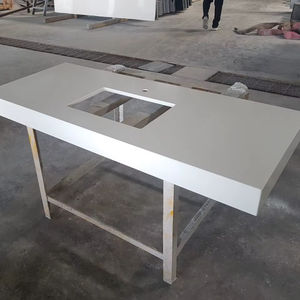 Losas de cuarzo blanco puro para encimeras y tocadores - Product Image 1