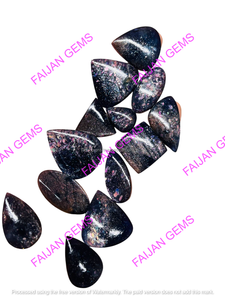 FAIJAN GEMS Certifié par des tiers Qualité supérieure 100% Naturel Multicolore Scintillant Lolite Pierre de Soleil Bijoux en vrac Flocons Arc-en-ciel - Product Image 3