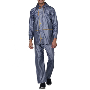 <b>Rain</b> Suit Durable Waterproof Rainwear <b>Jacket</b> and Pants Set for Travel Hiking Fishing OEM Bulk - Product Image 1