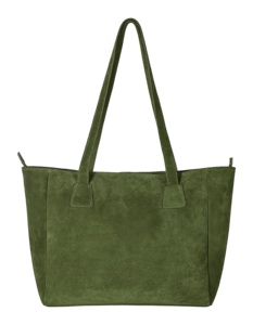 กระเป๋าหนังกลับแท้สั่งทำพิเศษ สีเขียวมะกอก ผิวสัมผัสหนังกลับ แบรนด์ส่วนตัว รับผลิตแบบ OEM/ODM แฟชั่นสไตล์หรูหรา - Product Image 2