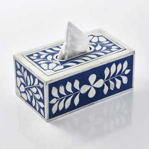FAIZA CRAFT Caja Cuadrada de Hueso Grabada, Decoración para el Hogar, Caja de Almacenamiento de Joyas, Regalo para Mujeres y Niñas - Product Image 4